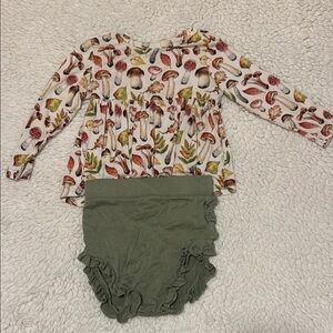 Posh Peanut Two Piece Mushroom Set